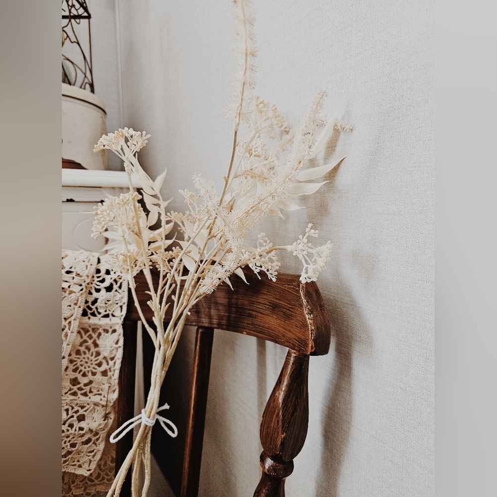 Cream Faux Flower Bundle
